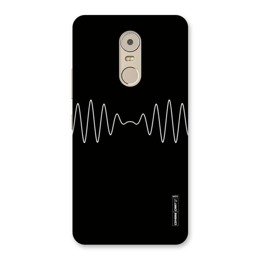 White Minimal Thread Back Case for Lenovo K6 Note