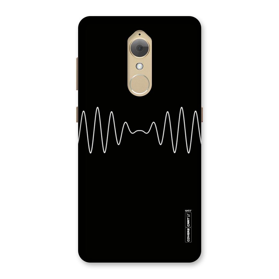 White Minimal Thread Back Case for Lenovo K8