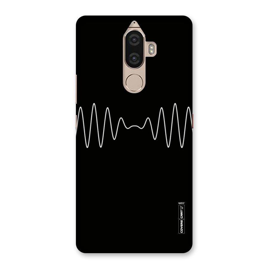 White Minimal Thread Back Case for Lenovo K8 Note