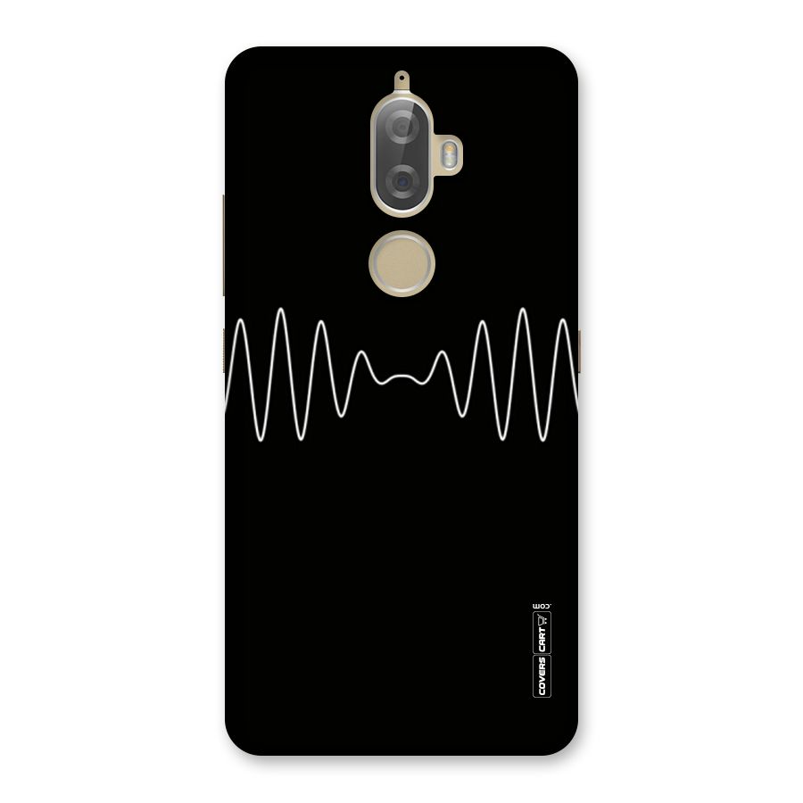 White Minimal Thread Back Case for Lenovo K8 Plus
