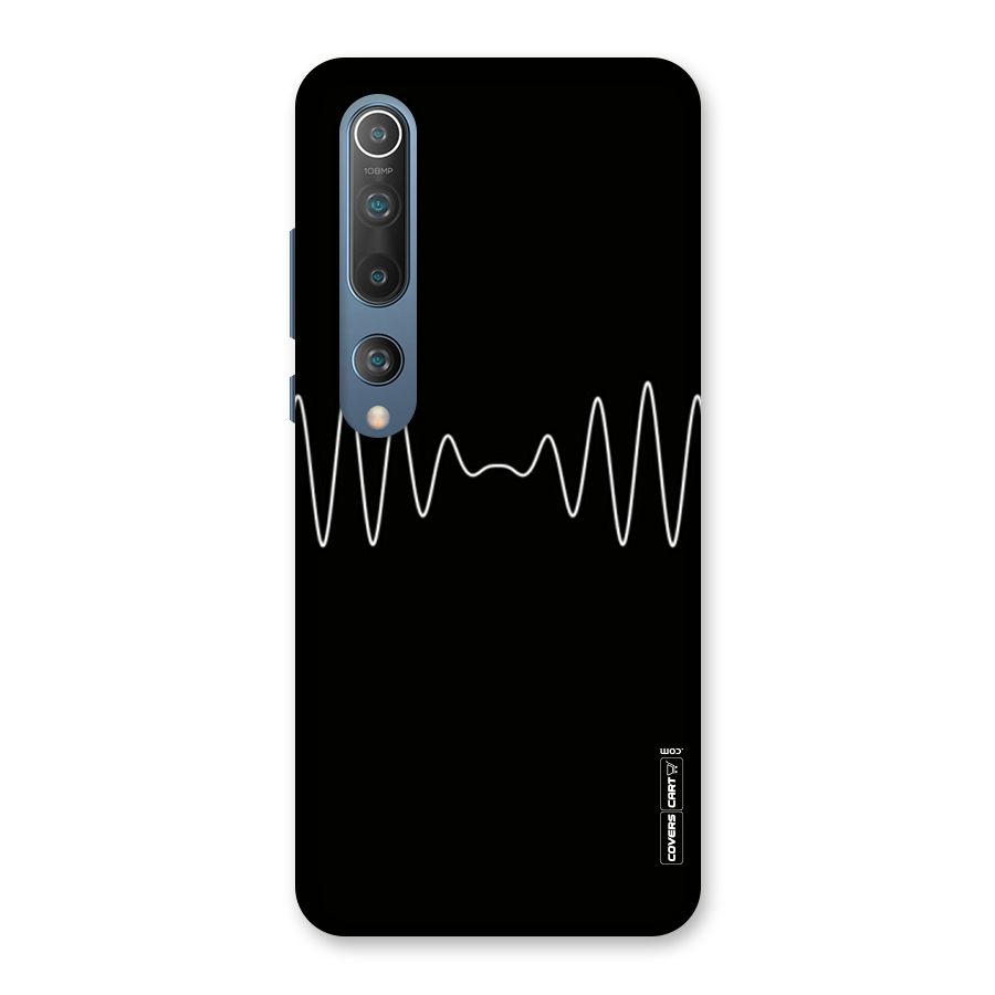 White Minimal Thread Back Case for Mi 10