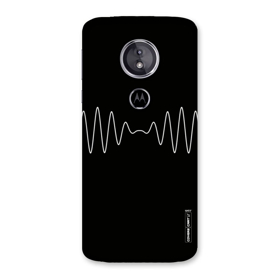 White Minimal Thread Back Case for Moto E5