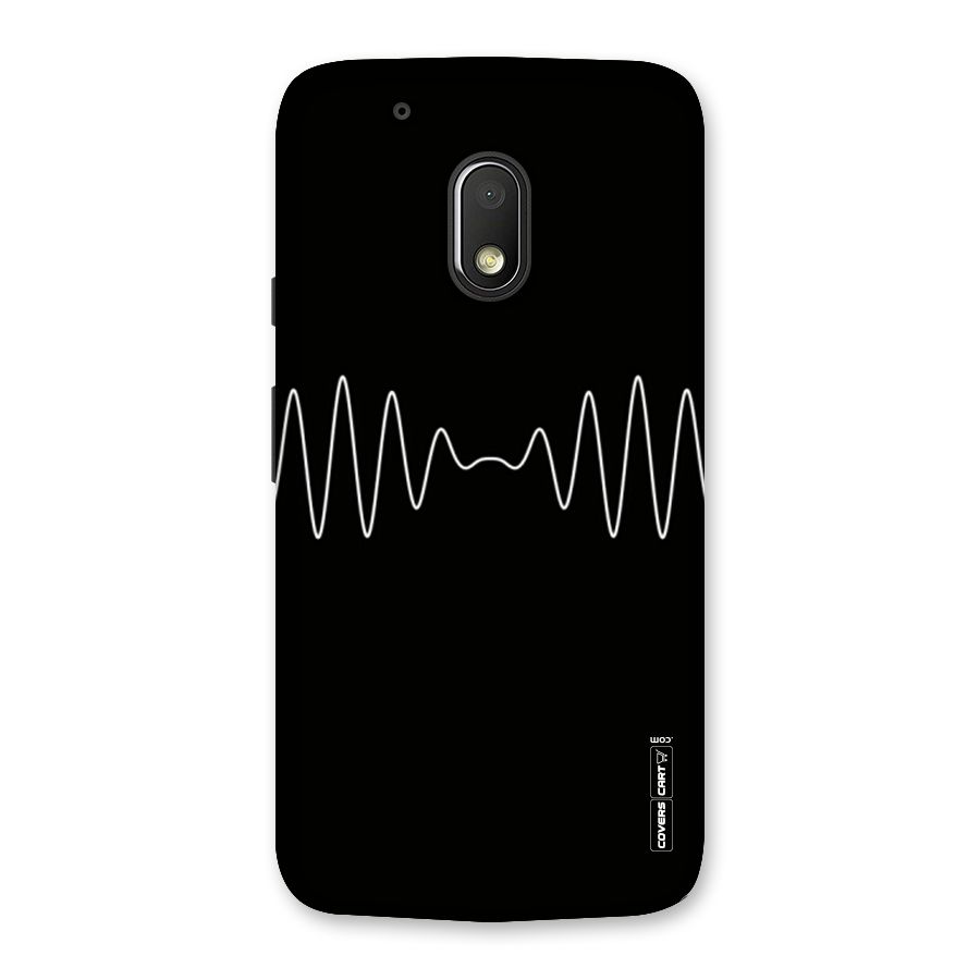 White Minimal Thread Back Case for Moto G4 Play