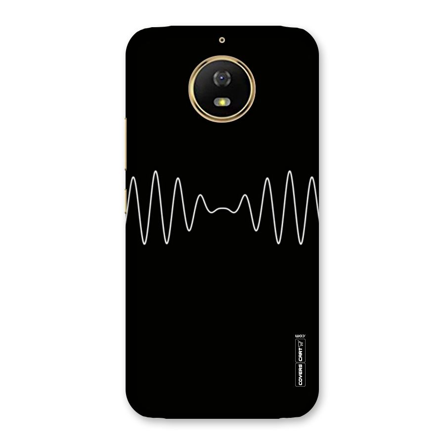White Minimal Thread Back Case for Moto G5s