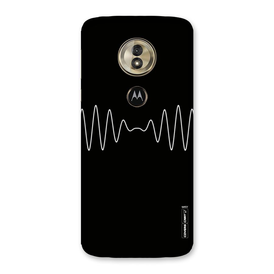 White Minimal Thread Back Case for Moto G6 Play
