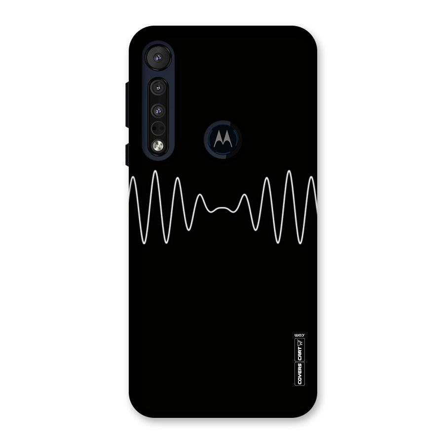 White Minimal Thread Back Case for Motorola One Macro