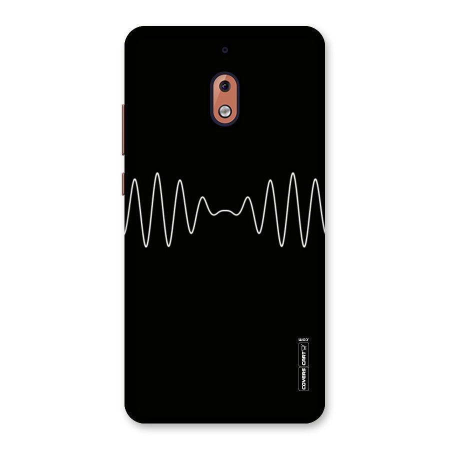 White Minimal Thread Back Case for Nokia 2.1