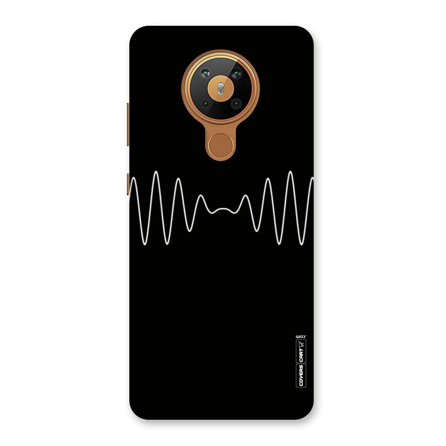 White Minimal Thread Back Case for Nokia 5.3