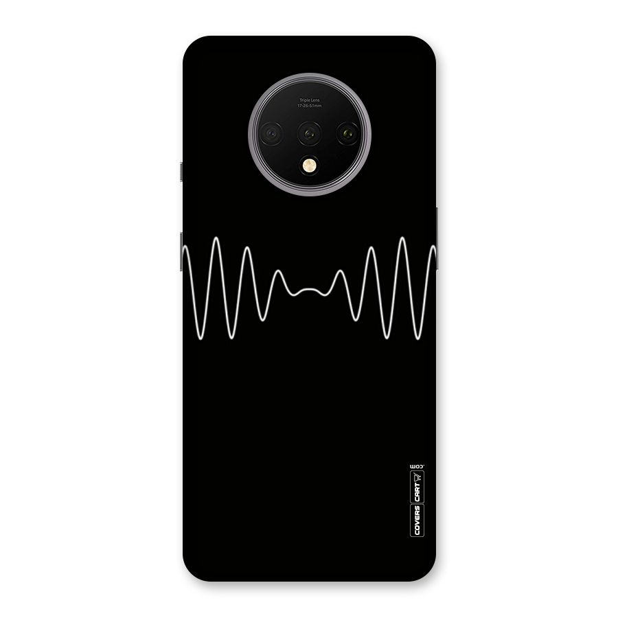 White Minimal Thread Back Case for OnePlus 7T