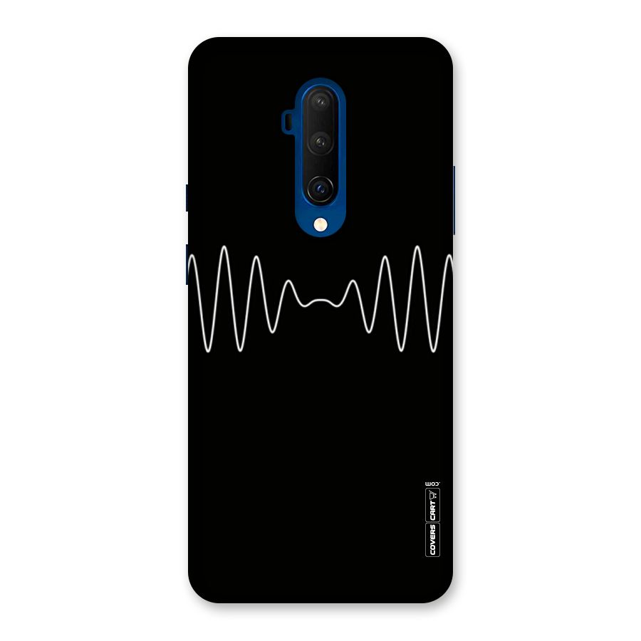 White Minimal Thread Back Case for OnePlus 7T Pro