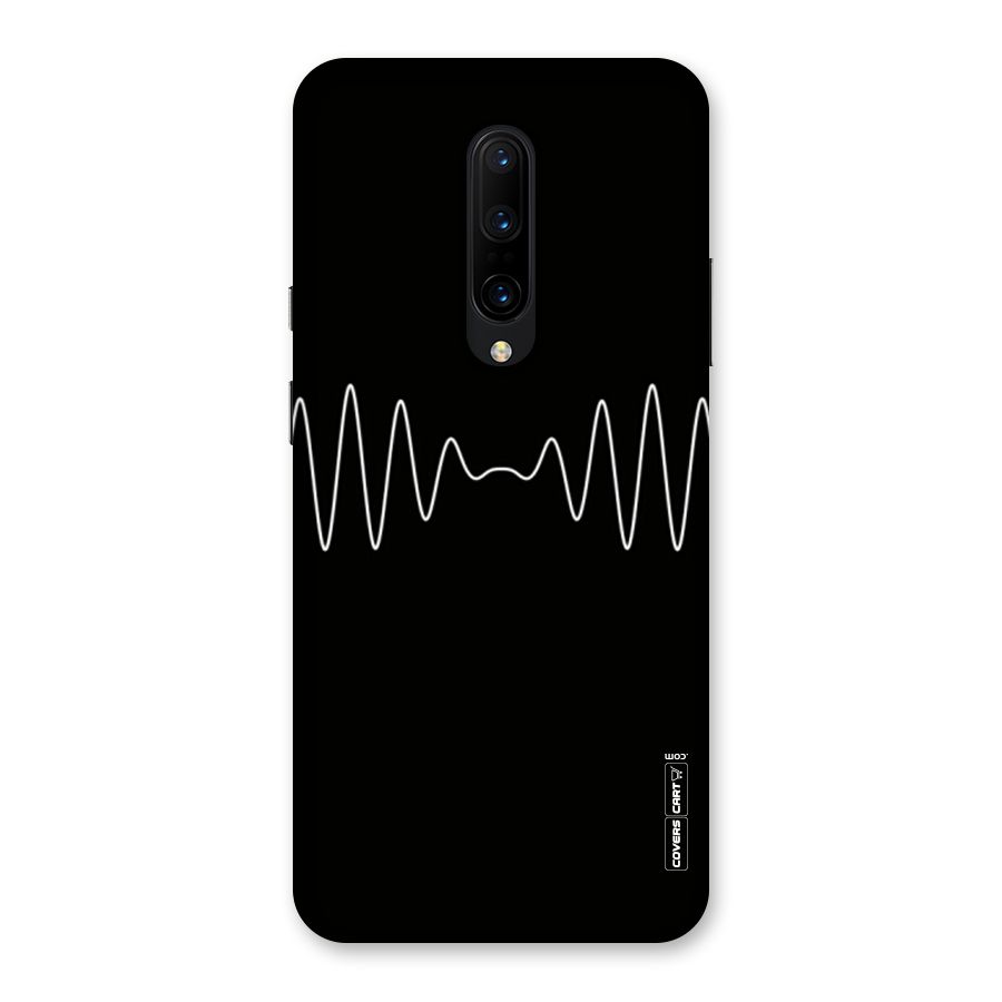 White Minimal Thread Back Case for OnePlus 7 Pro