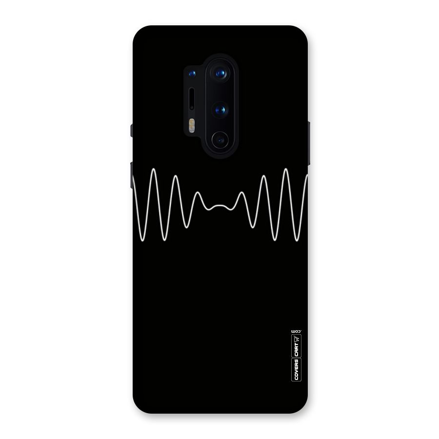 White Minimal Thread Back Case for OnePlus 8 Pro