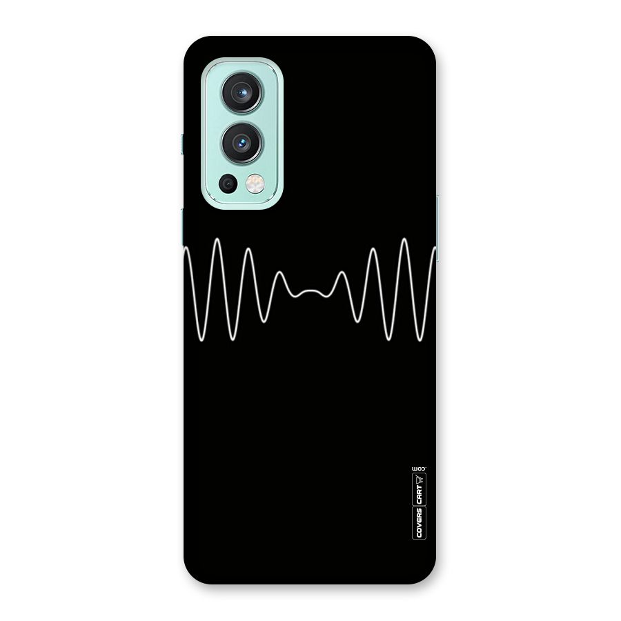 White Minimal Thread Back Case for OnePlus Nord 2 5G