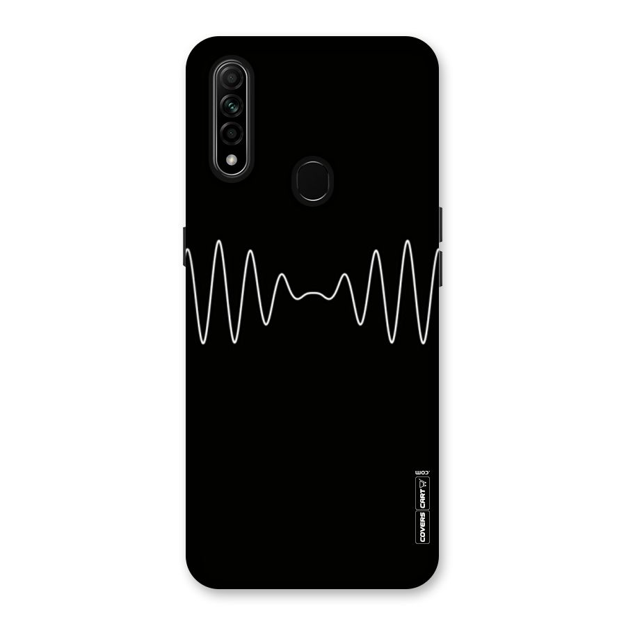 White Minimal Thread Back Case for Oppo A31