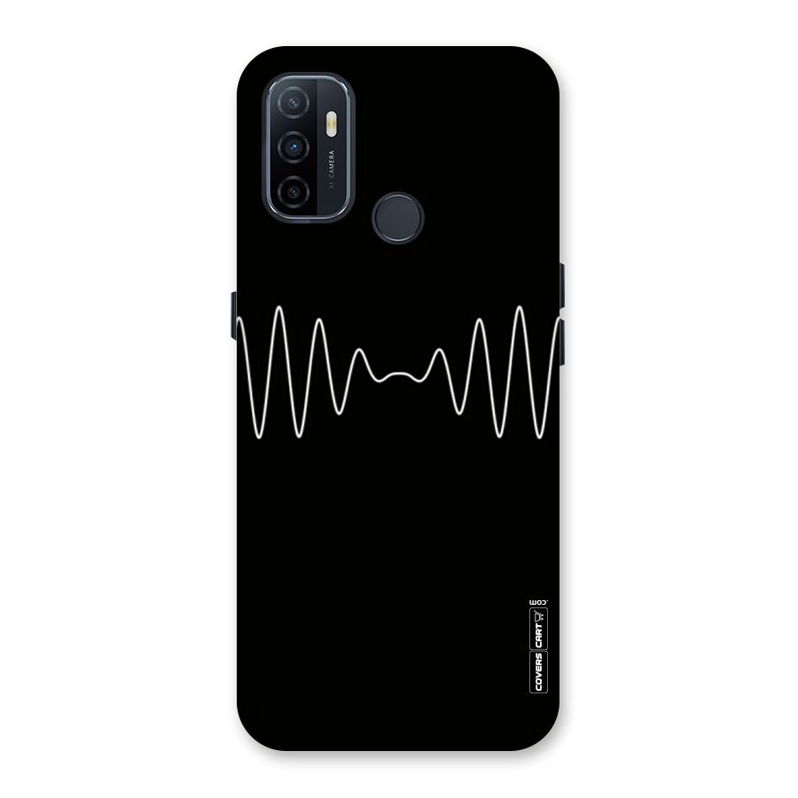 White Minimal Thread Back Case for Oppo A32