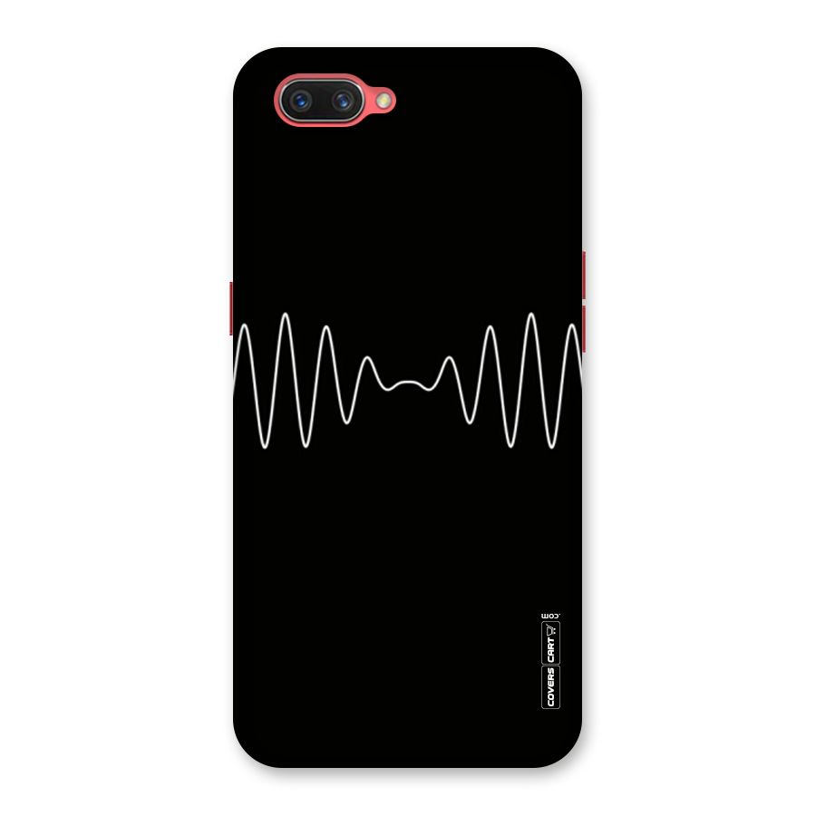 White Minimal Thread Back Case for Oppo A3s