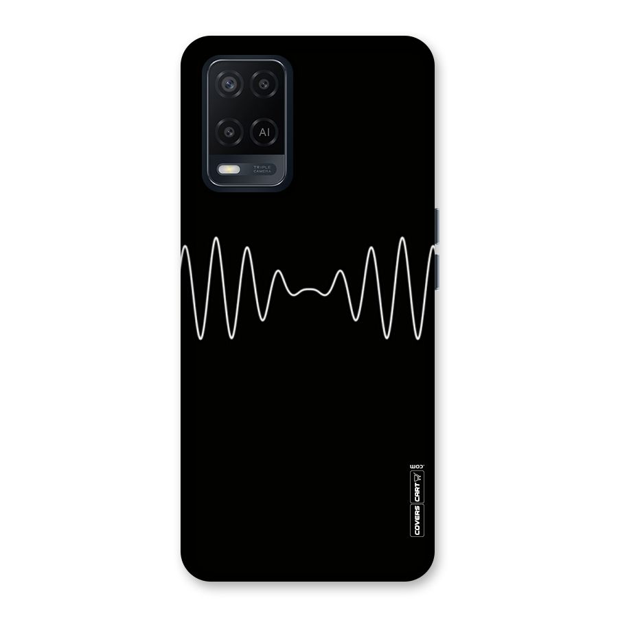 White Minimal Thread Back Case for Oppo A54