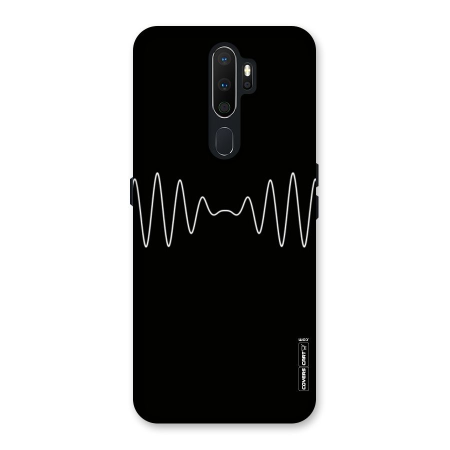 White Minimal Thread Back Case for Oppo A5 (2020)
