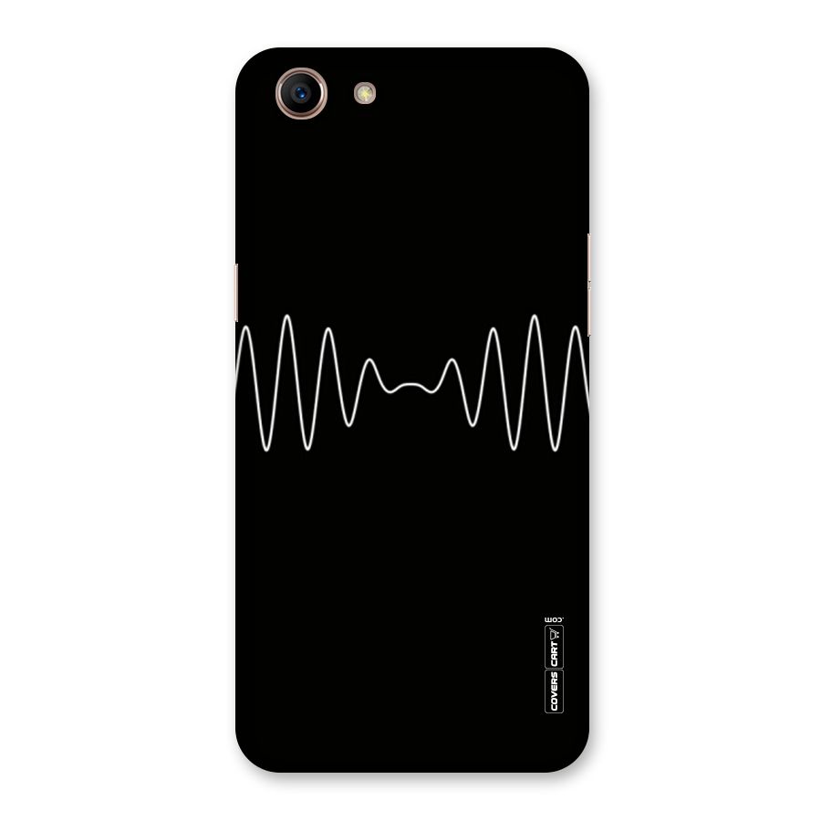 White Minimal Thread Back Case for Oppo A83 (2018)