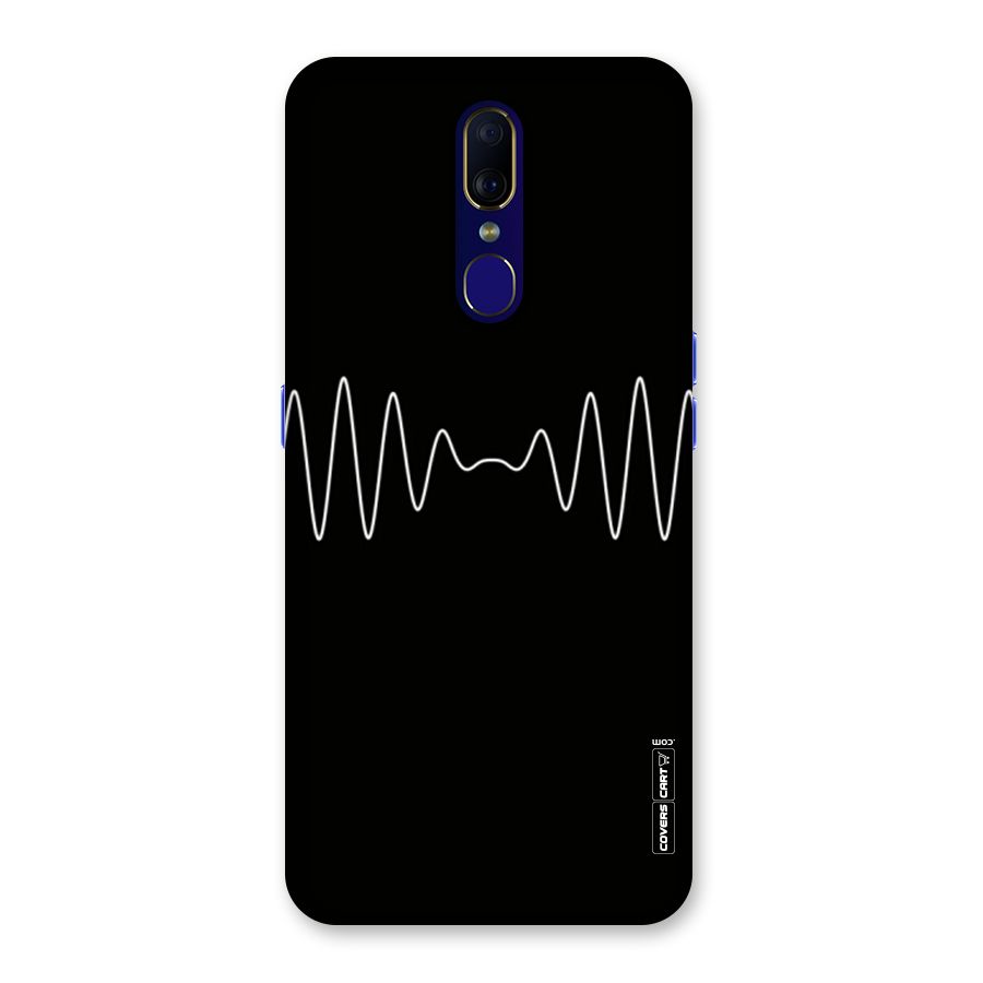 White Minimal Thread Back Case for Oppo F11