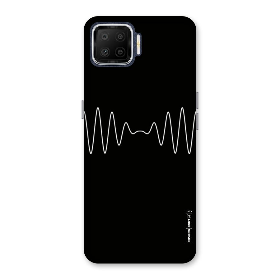 White Minimal Thread Back Case for Oppo F17