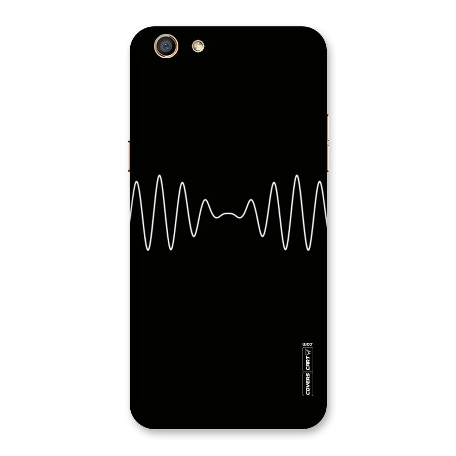 White Minimal Thread Back Case for Oppo F3