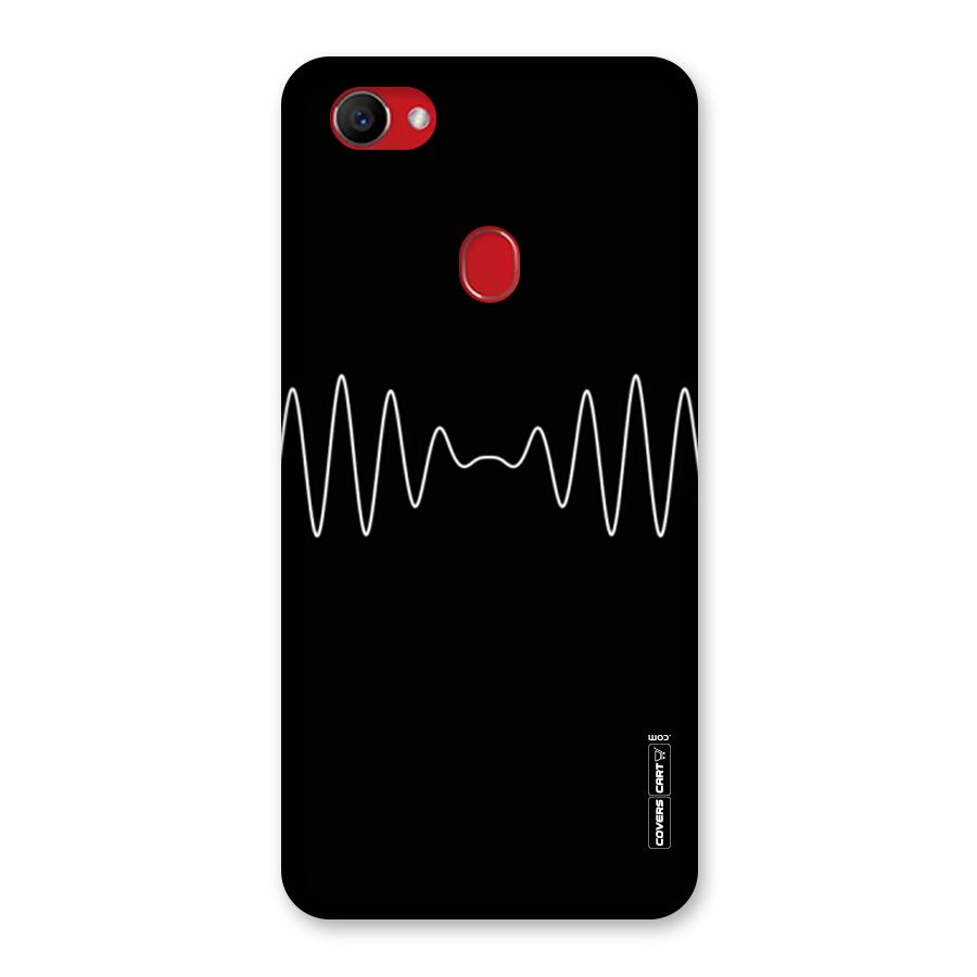 White Minimal Thread Back Case for Oppo F7