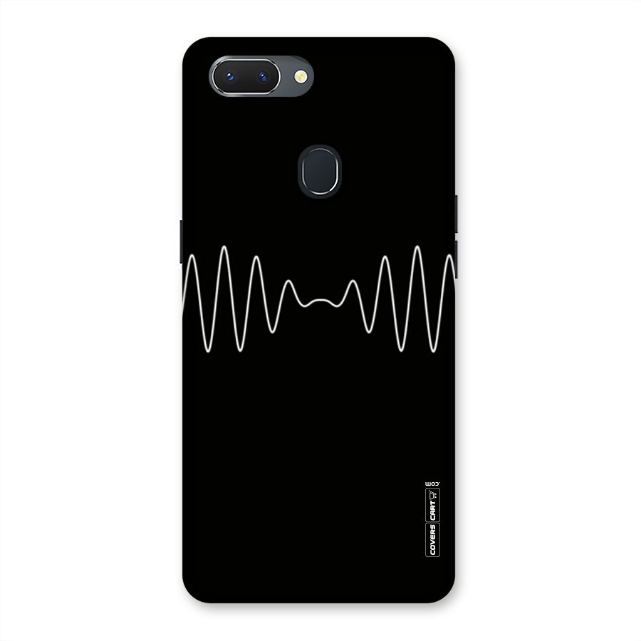 White Minimal Thread Back Case for Oppo Realme 2