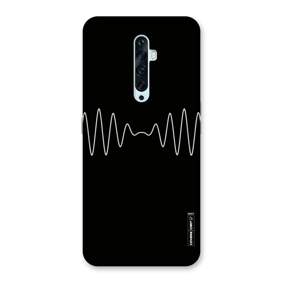 White Minimal Thread Back Case for Oppo Reno2 Z