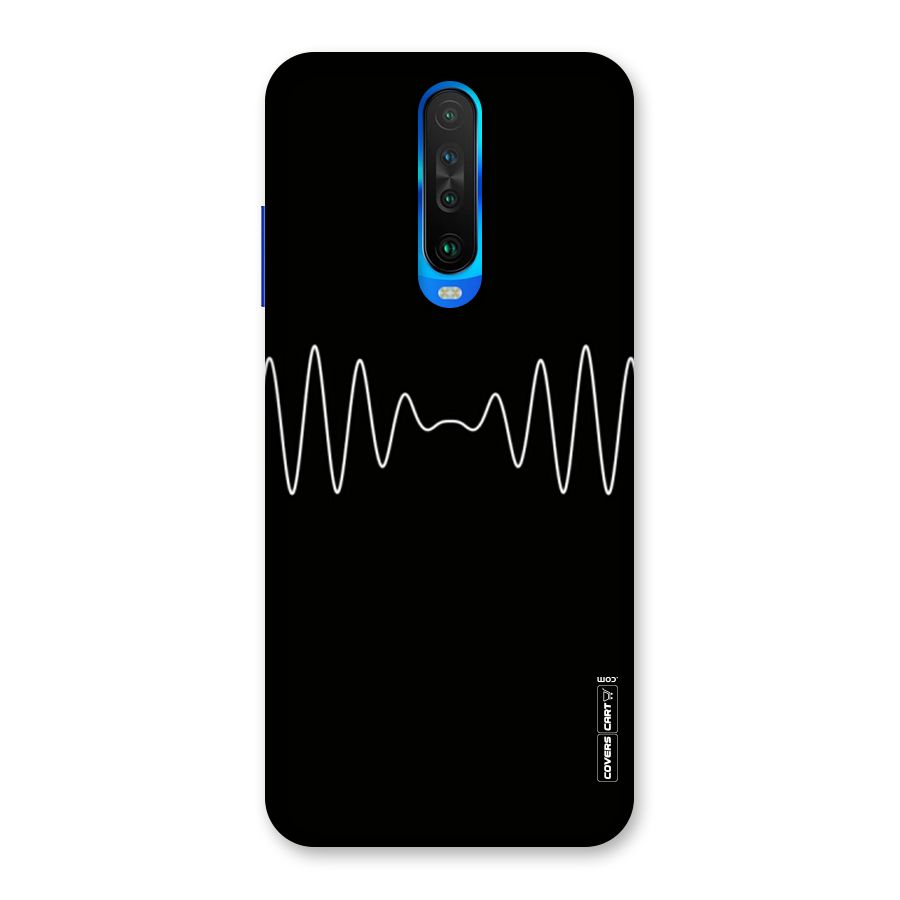 White Minimal Thread Back Case for Poco X2