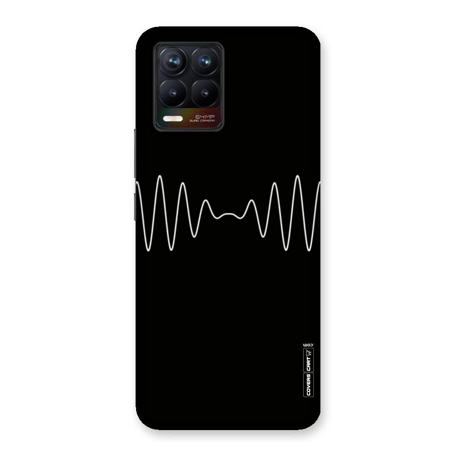 White Minimal Thread Back Case for Realme 8