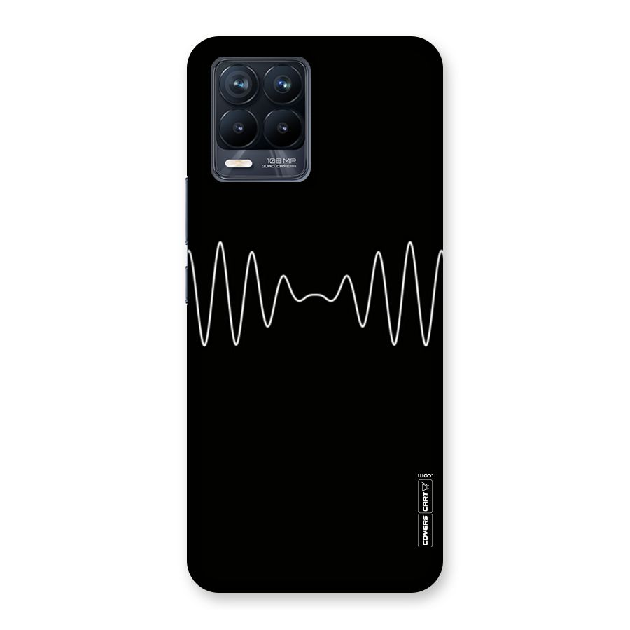 White Minimal Thread Back Case for Realme 8 Pro