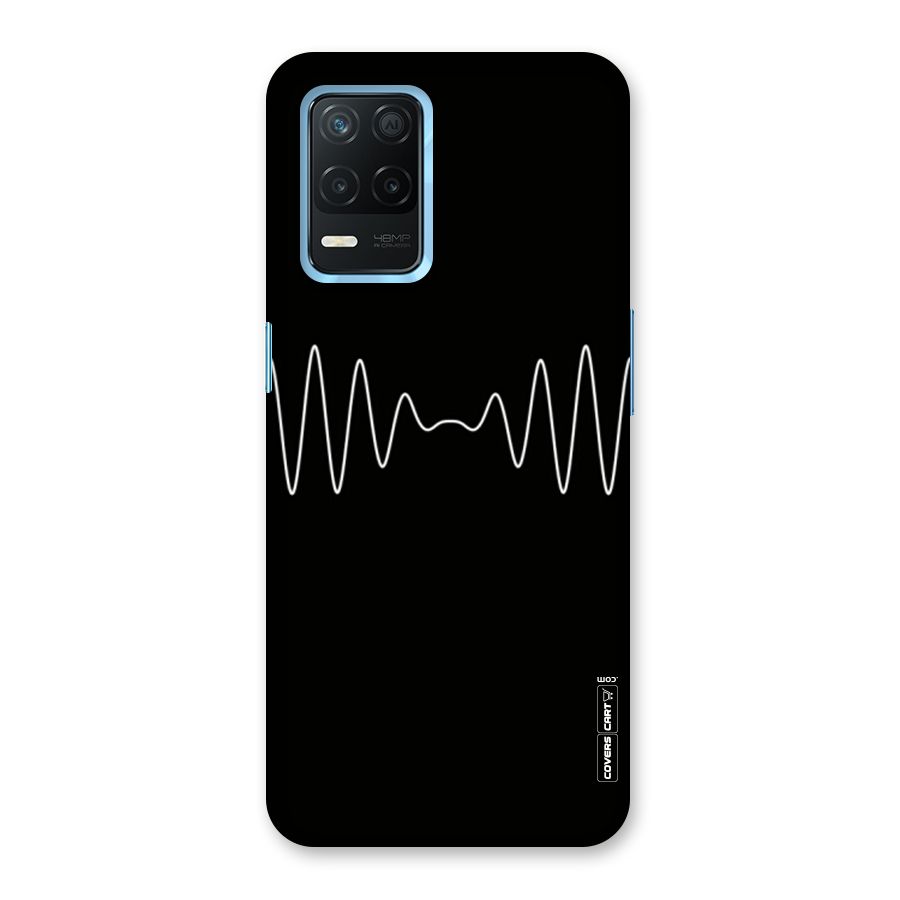 White Minimal Thread Back Case for Realme 8s 5G