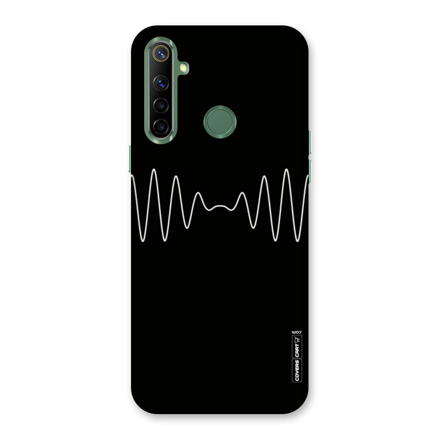White Minimal Thread Back Case for Realme Narzo 10