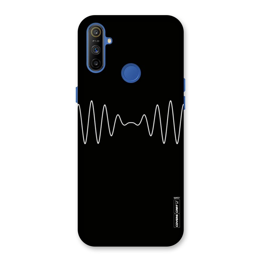 White Minimal Thread Back Case for Realme Narzo 10A