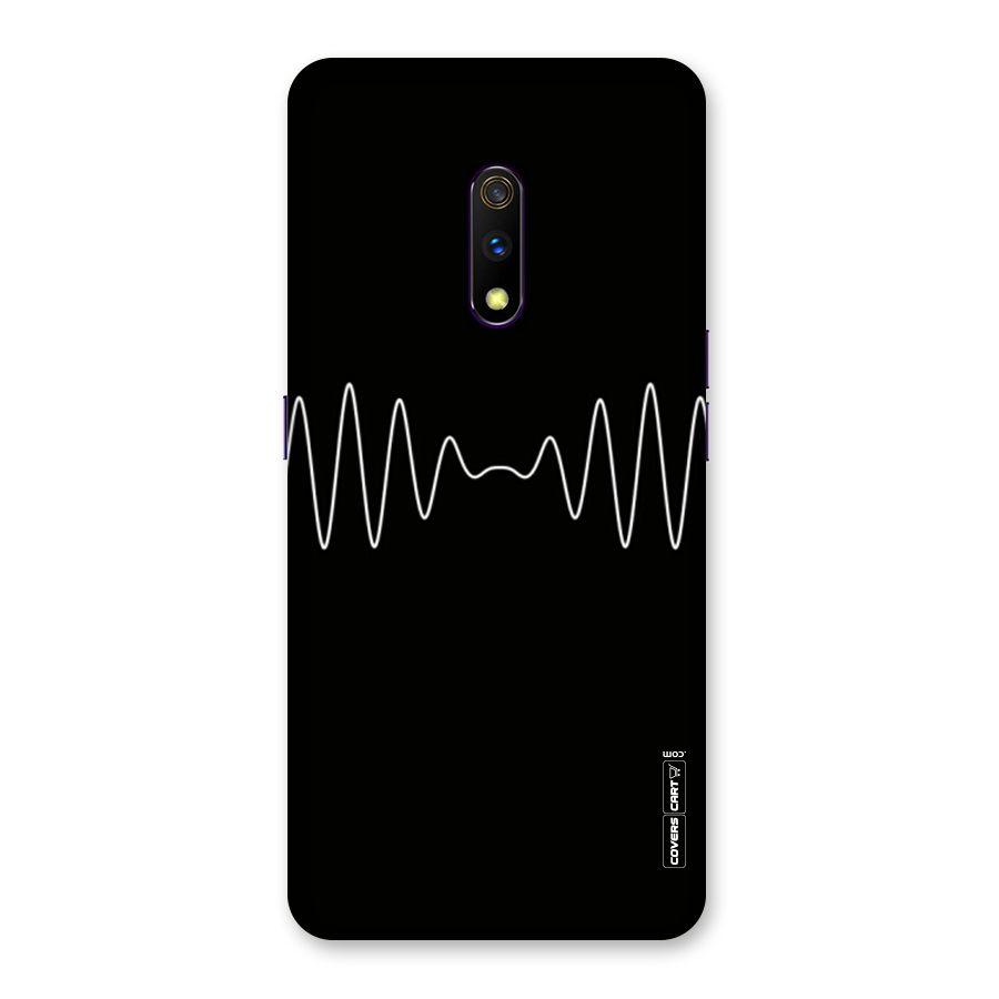White Minimal Thread Back Case for Realme X