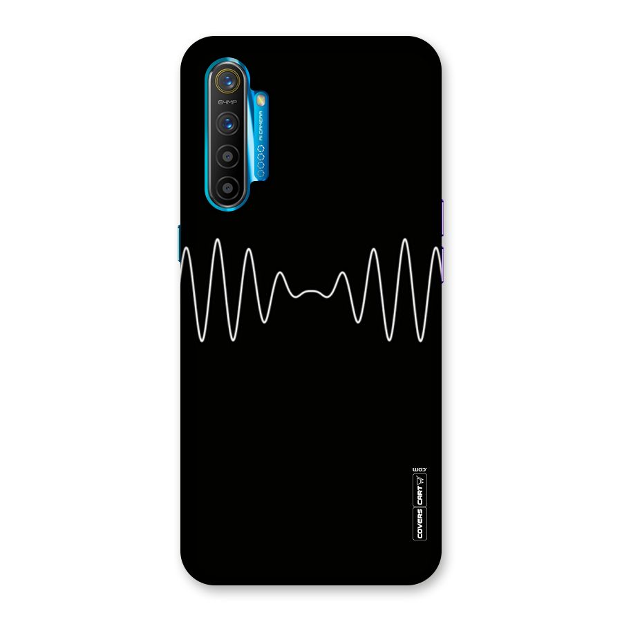 White Minimal Thread Back Case for Realme XT
