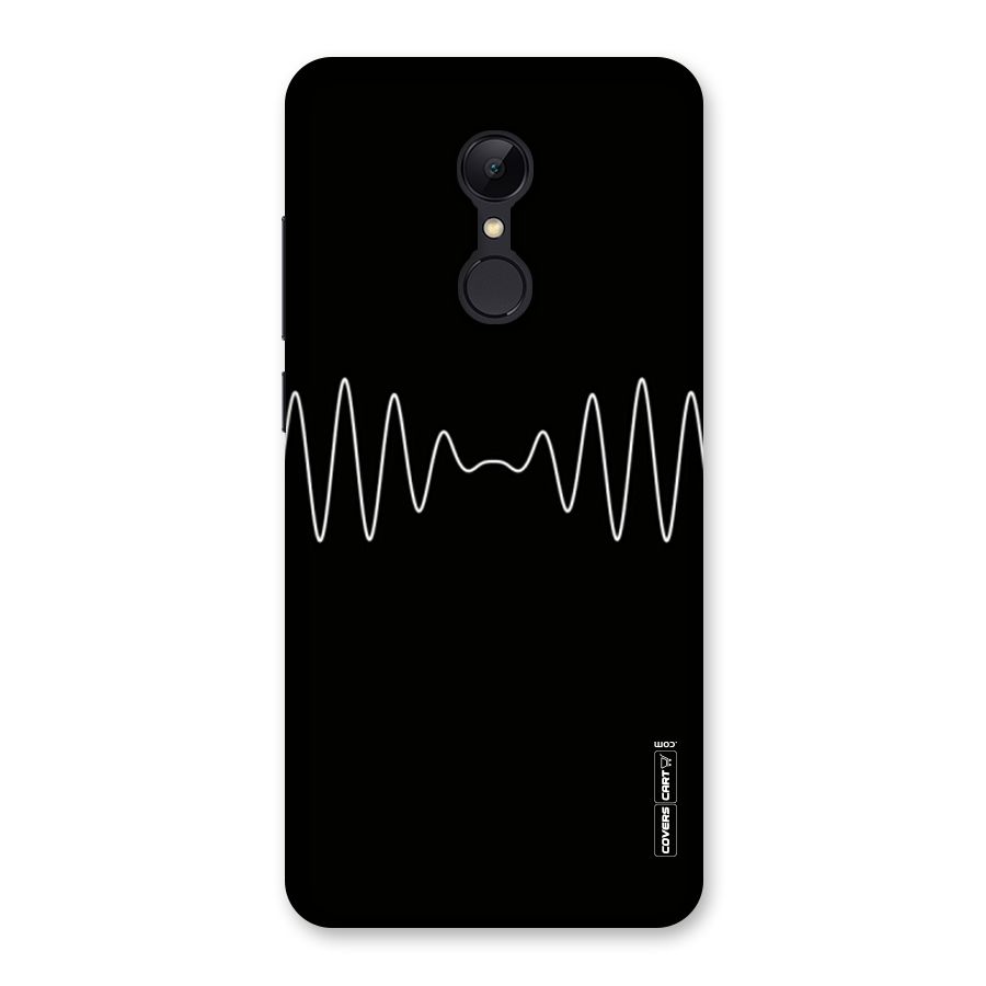 White Minimal Thread Back Case for Redmi 5