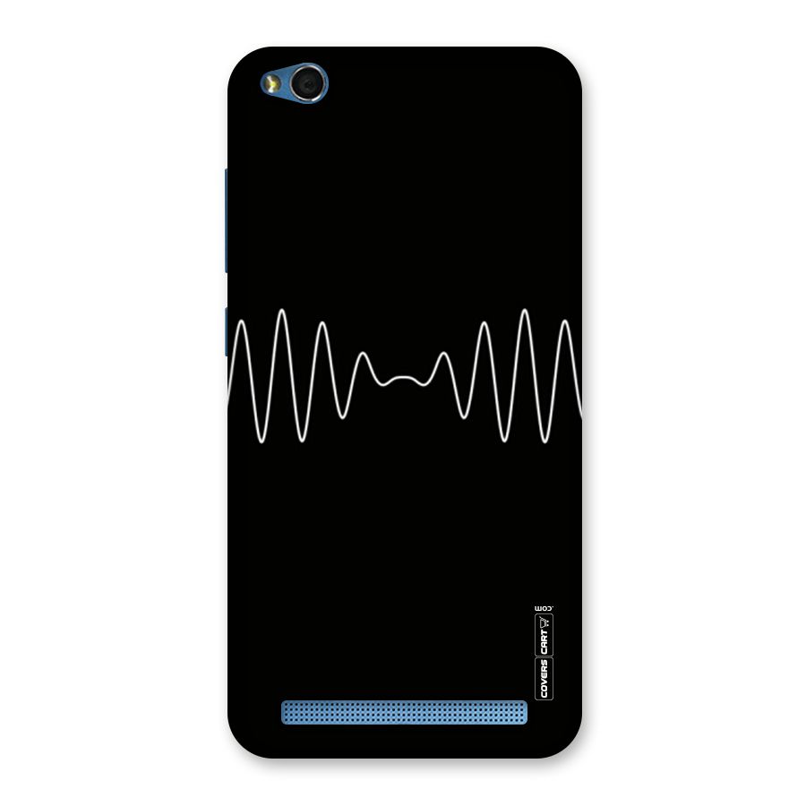 White Minimal Thread Back Case for Redmi 5A
