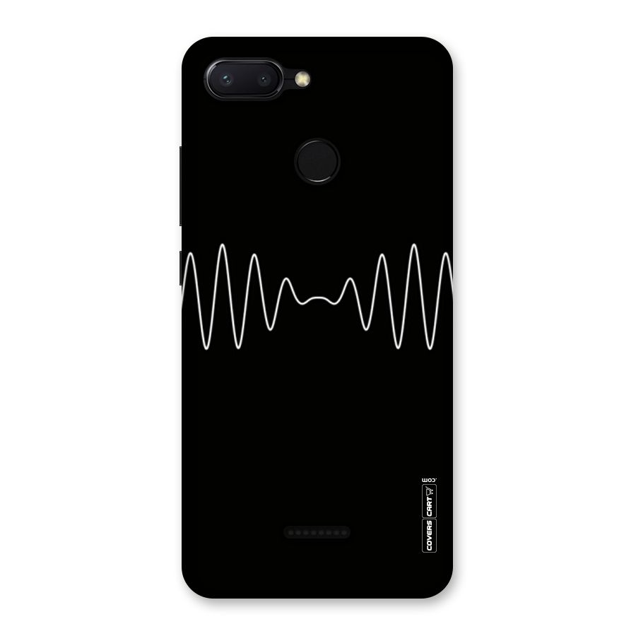 White Minimal Thread Back Case for Redmi 6