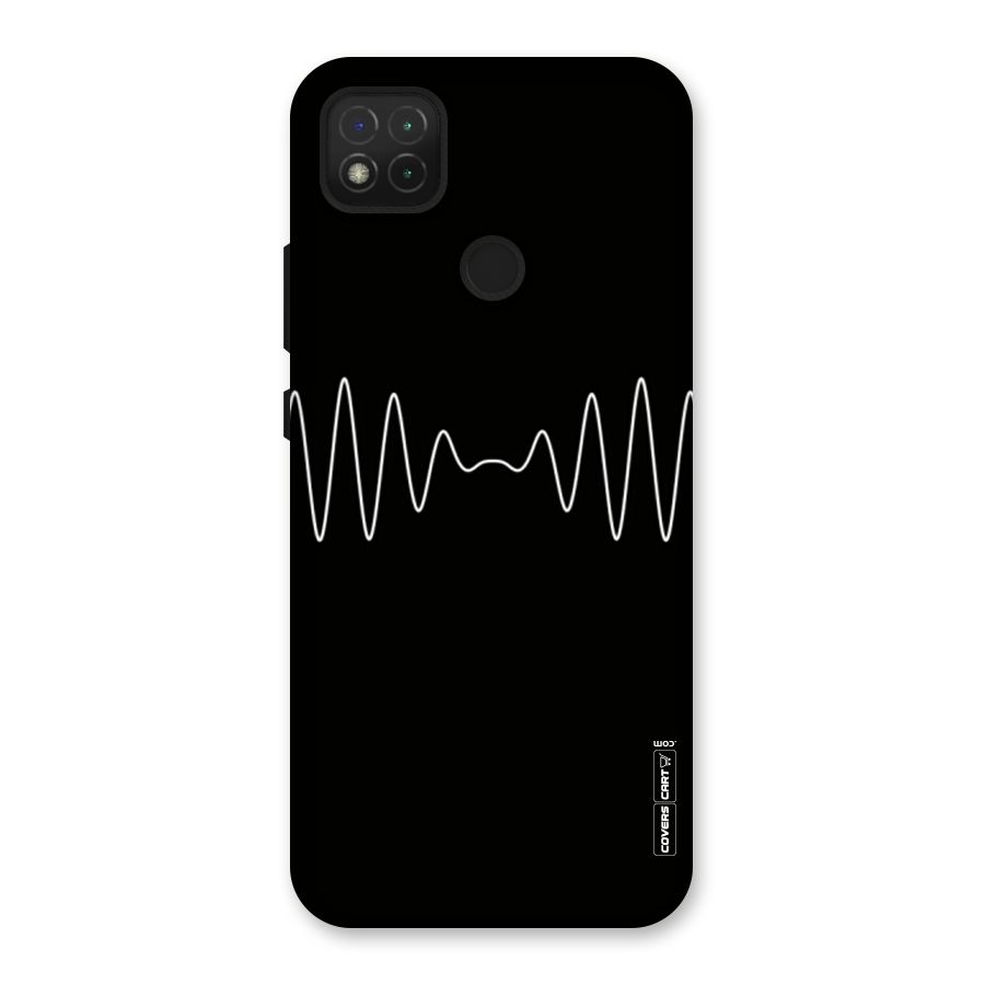 White Minimal Thread Back Case for Redmi 9
