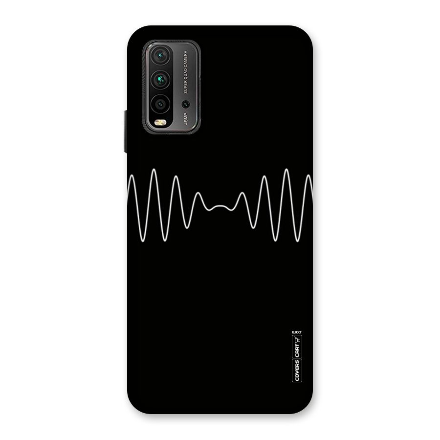 White Minimal Thread Back Case for Redmi 9 Power