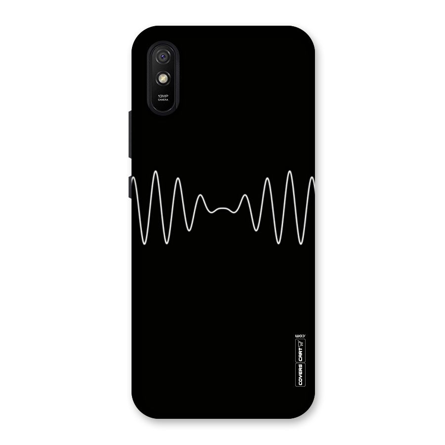 White Minimal Thread Back Case for Redmi 9i