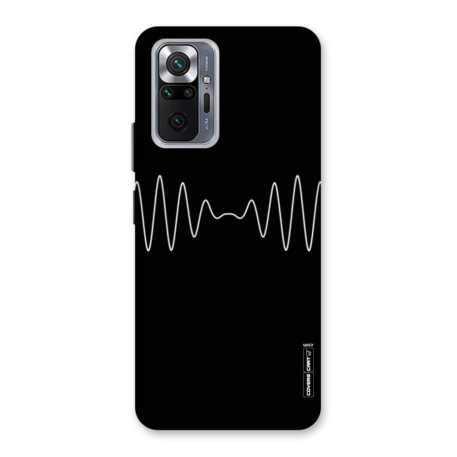 White Minimal Thread Back Case for Redmi Note 10 Pro