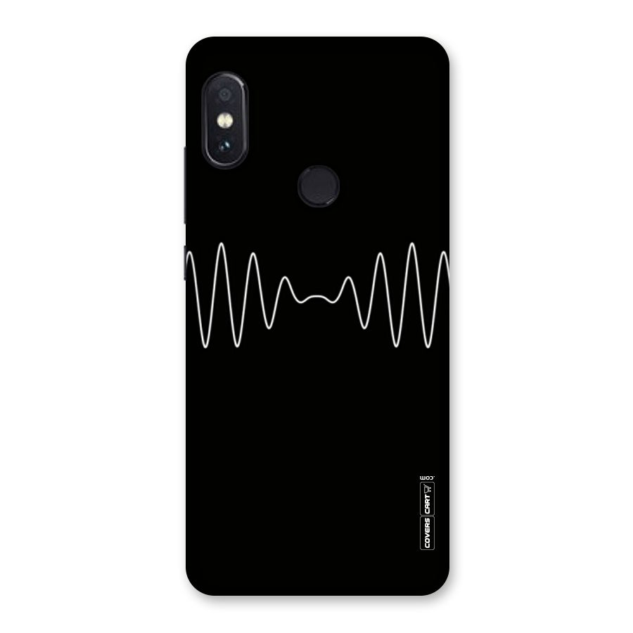 White Minimal Thread Back Case for Redmi Note 5 Pro