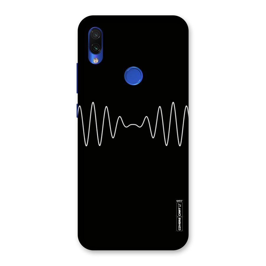 White Minimal Thread Back Case for Redmi Note 7S