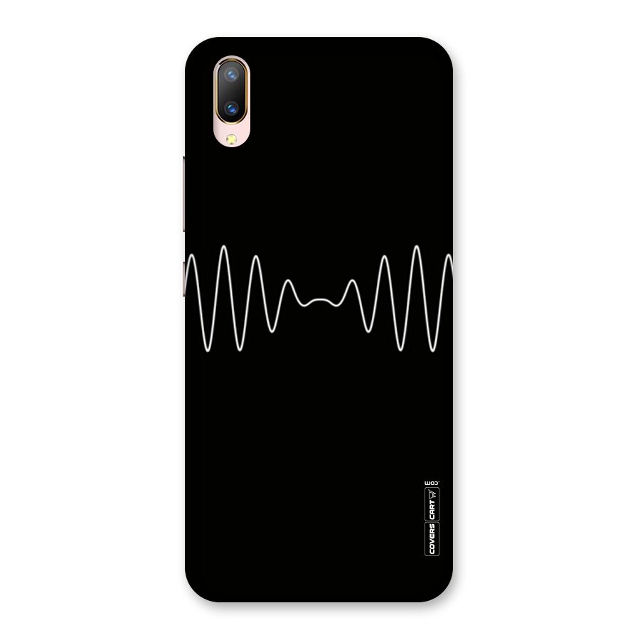 White Minimal Thread Back Case for Vivo V11 Pro