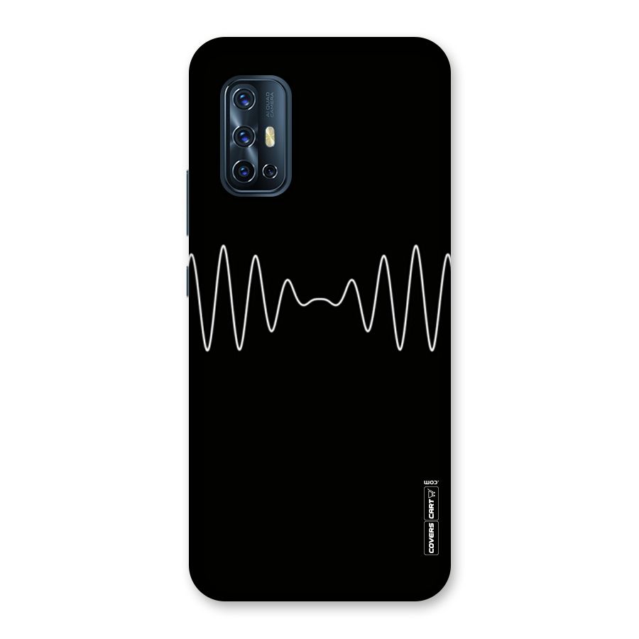 White Minimal Thread Back Case for Vivo V17