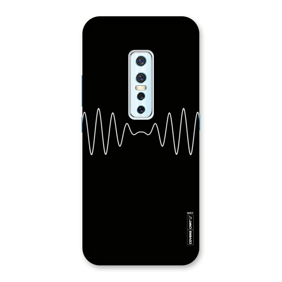 White Minimal Thread Back Case for Vivo V17 Pro
