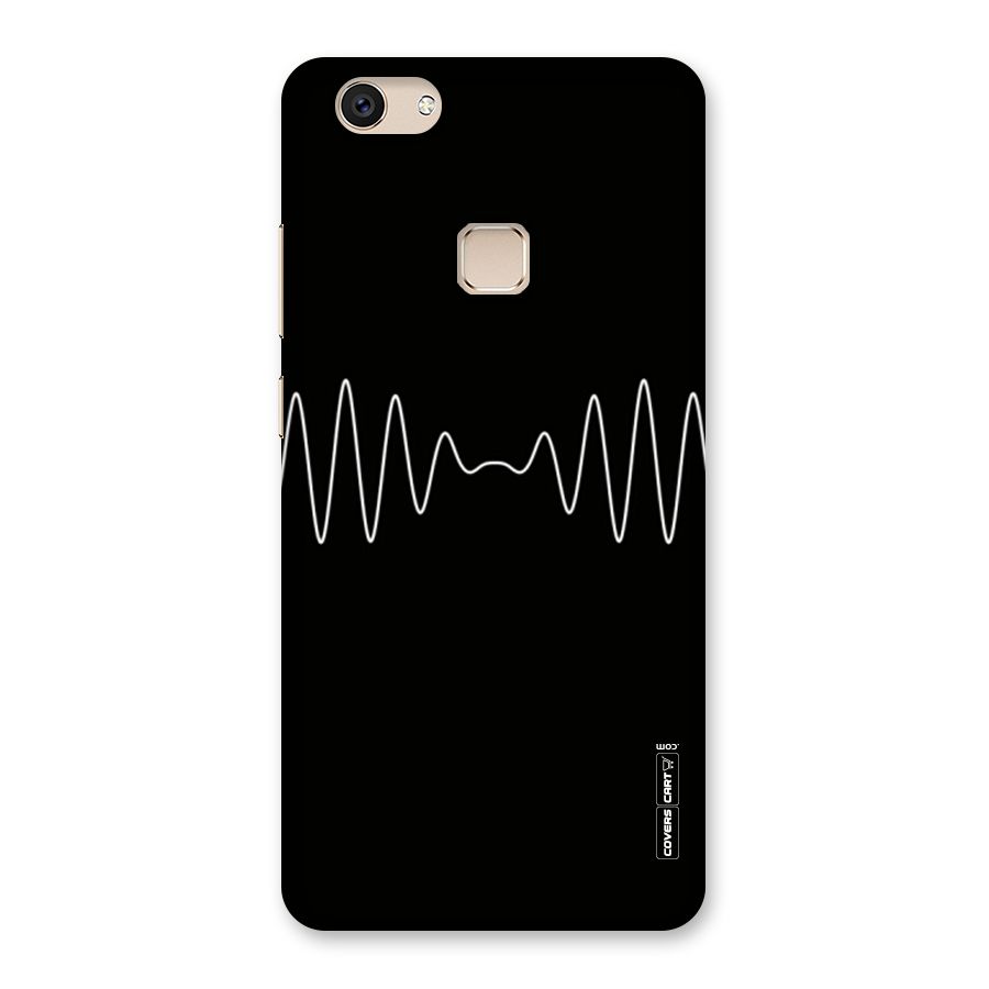 White Minimal Thread Back Case for Vivo V7